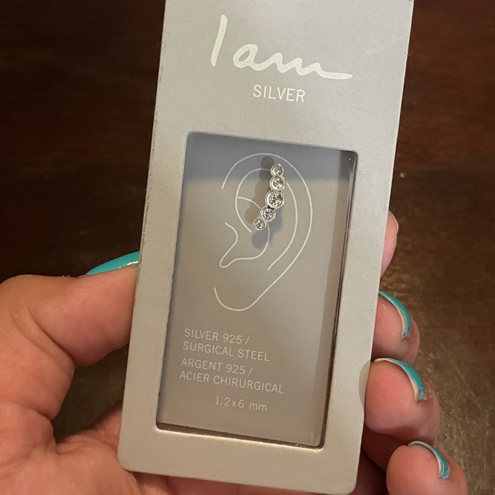 Sterling Silver Cartilage Earring